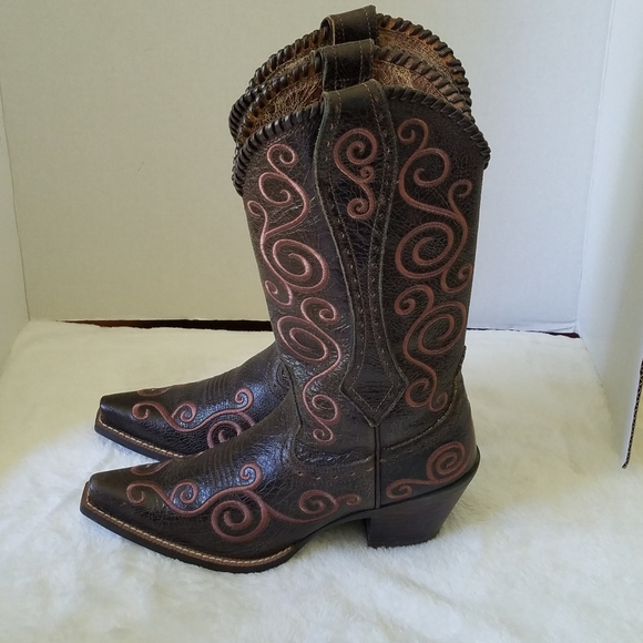 Ariat Shoes - Ariat Sheileen Dark Brown Embroidered Cowg…
